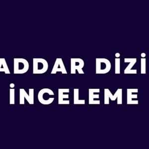 Gaddar dizisi incelemesi