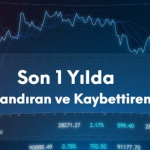 son 1 yılda en çok kazandıran ve kaybettiren hisseler