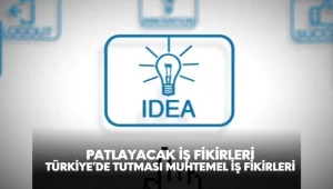 Türkiye'de tutması muhtemel patlayacak iş fikirleri