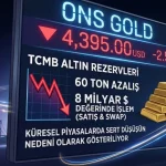 tcmb nin alın satışı sonrası ons altın fiyatı çakıldı
